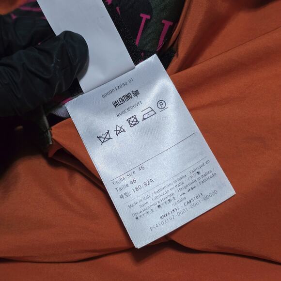 Valentino Army Camo Bomber Jacket with Pink Logo Letters | 46 & 54 | MSRP $2450 - Picture 13 of 16